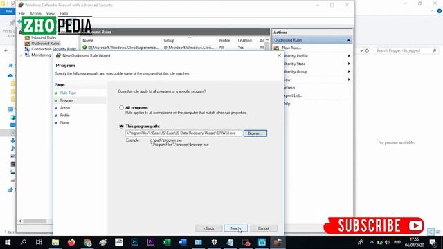 How to Block a Program in Firewall Windows 10 / 8 / 7 from Internet Access 2020 смотреть онлайн