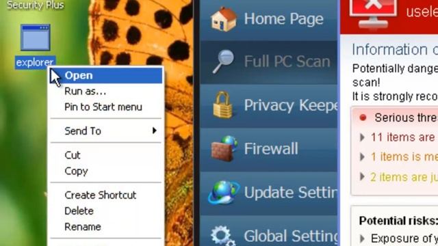Internet Security Plus virus (btdefender.exe). Removal instructions смотреть онлайн