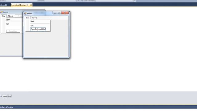 Windows Programming Part 8.1: MenuStrip Control смотреть онлайн