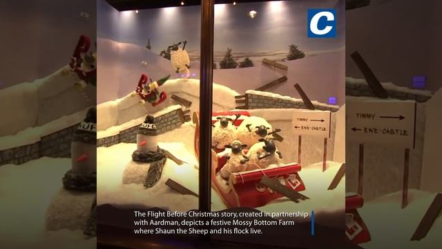 Fenwick Christmas Window 2021 theme unveiled as Shaun the Sheep смотреть онлайн