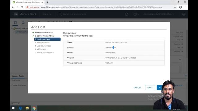 Add ESXi Host to vCenter Server | VCP7-DCV 2020 In Hindi | Data Center Virtualization 2020. смотреть онлайн