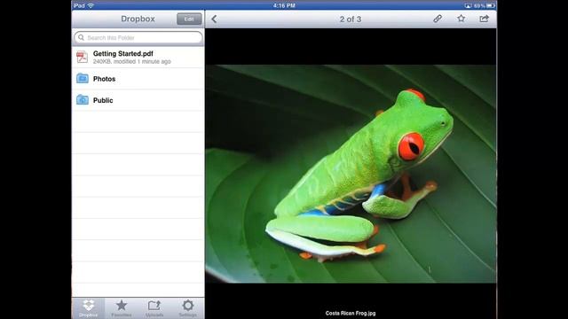 Dropbox iPad Install and Overview смотреть онлайн