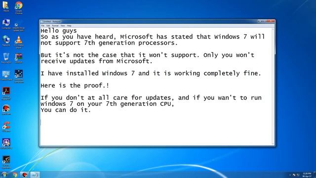 How to Install Windows 7 on Kaby Lake (7th Gen Intel) смотреть онлайн