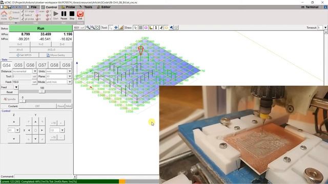 bCNC starter tutorial: drilling - Video 7 смотреть онлайн