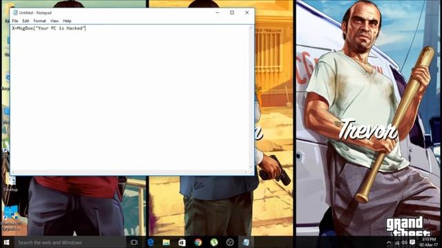 How to Create a Harmless Virus Using Notepad in Windows 7/8/10 (Beginners) смотреть онлайн