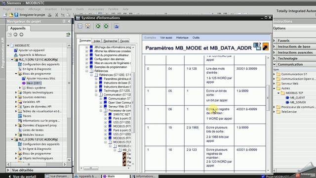 TIA PORTAL V13 Modbus TCP/IP смотреть онлайн