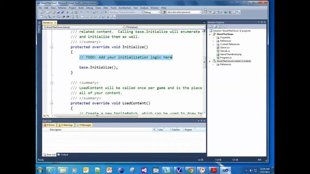 Intro to XNA Game Design - Part 1 - Setup Guided Tour and Adding Graphics смотреть онлайн