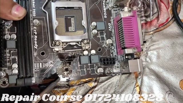 How To Repair Motherboard gigabyte H81 || No Display Problem || смотреть онлайн