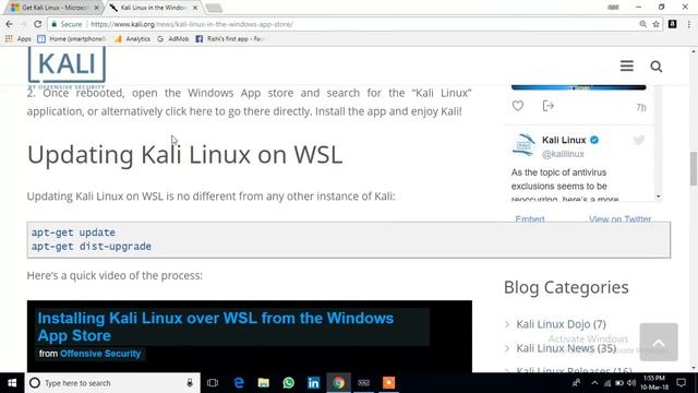 How To Install Kali Linux In Windows 10 Without VirtualBox & Vm смотреть онлайн