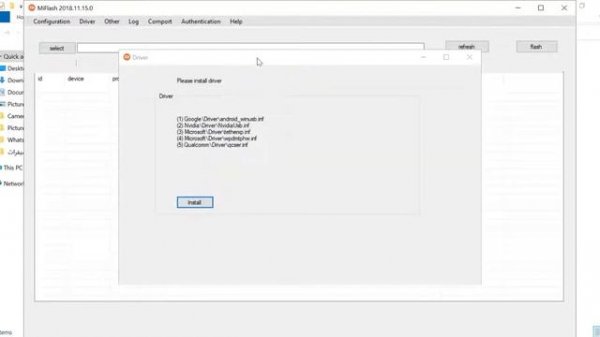 Mi Flash tool Error fix - Unhandled exception has occured | Could not find part of path