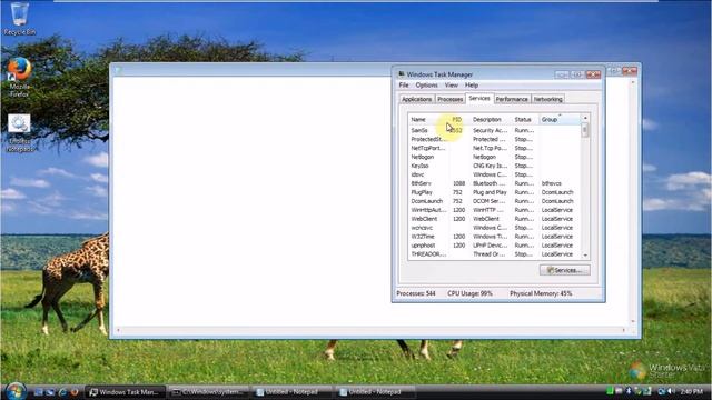 Endless Notepads on Windows Vista starter смотреть онлайн