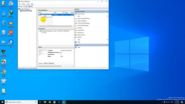 Virtual Machine Boot Summary