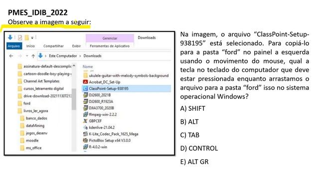03 | Conhecimentos básicos de arquivos e pastas (diretórios), utilização do Windows Explorer | IDIB смотреть онлайн