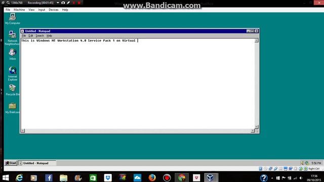 Windows NT 4.0 Workstation Virtual Box смотреть онлайн