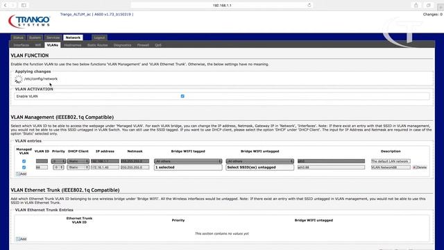 Altum AC VLAN Tagging смотреть онлайн