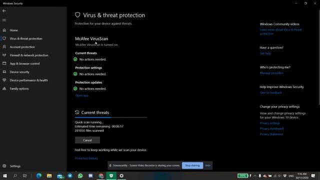 How to do Antivirus Scan using McAfee VirusScan смотреть онлайн