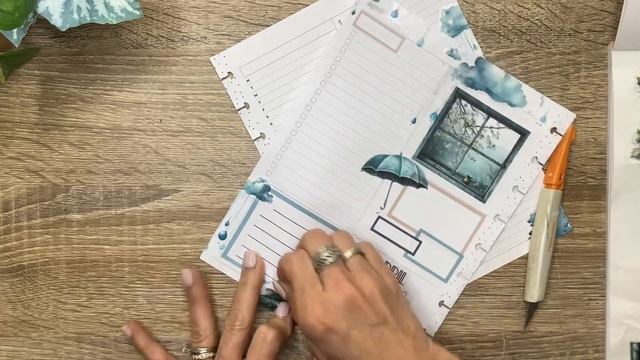 PLAN WITH ME | RAINY DAY SPREAD | THE HAPPY PLANNER смотреть онлайн