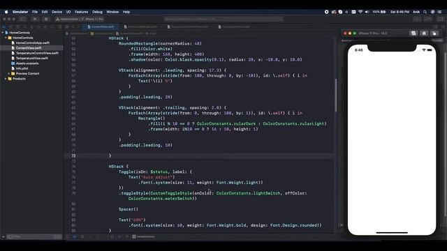 SwiftUI 2.0 Smart Home(Custom Vertical Slider & Custom Switch) Part 2 смотреть онлайн
