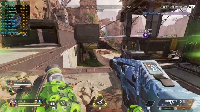Apex Legends - Season 5 - RX 470 - Ryzen 5 2600 - FPS Test смотреть онлайн