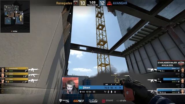 Renegades vs AVANGAR - HIGHLIGHT Starladder Berlin (Legend Stages)| CSGO смотреть онлайн
