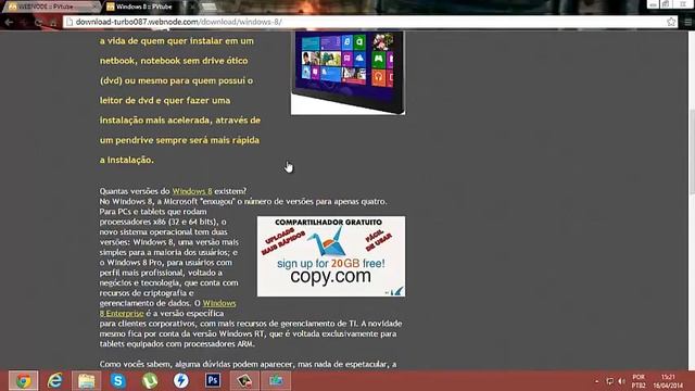 Como baixar, instala e ativar o windows 8 смотреть онлайн