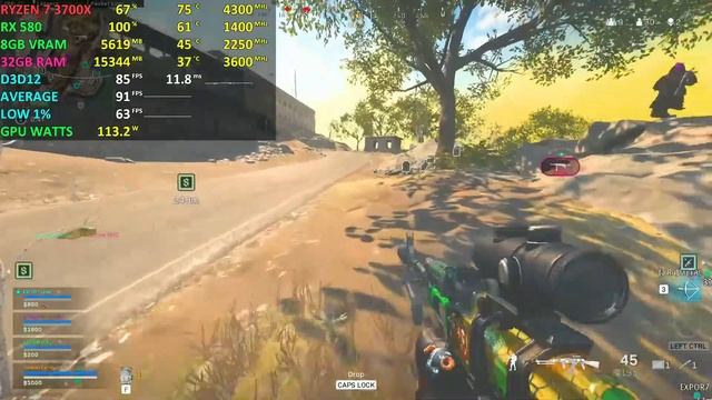 COD WARZONE - Season 3 Rebirth Island | RX 580 8GB + Ryzen 7 3700X | 1080p - Low Setings смотреть онлайн