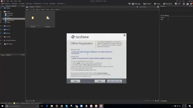 ACDSee Offline Registration смотреть онлайн