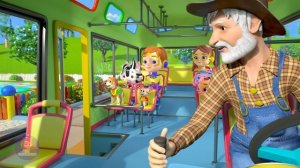 Wheels on the Bus Song + More Educational Kids Nursery Rhymes