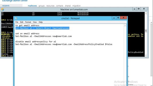 Email address policy in exchange 2013 SP1 смотреть онлайн