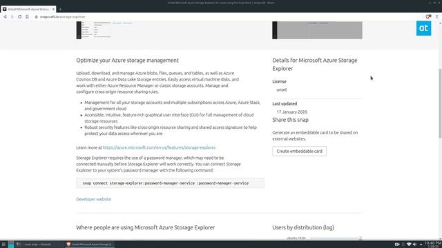 How to install the Microsoft Azure Storage Explorer on Linux смотреть онлайн