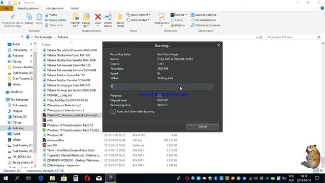 Jak wypalić płytę DVD ISO z systemem operacyjnym Windows Vista Home Premium 32bit? смотреть онлайн