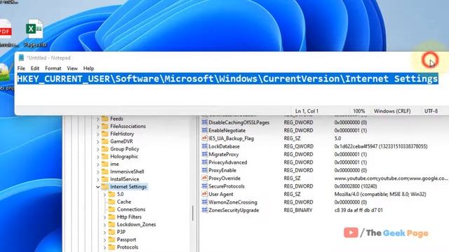 Disable proxy settings through registry in Windows 11 смотреть онлайн
