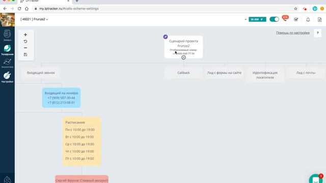 Как изменить отображаемый номер для клиента смотреть онлайн