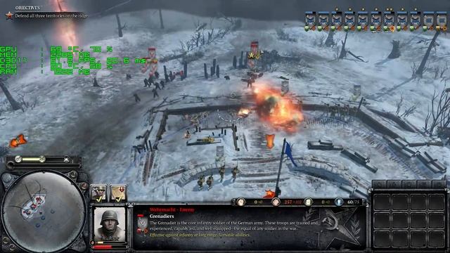 Company of Heroes 2 (Ultra Settings) | GTX 1070 + i5 4690 [1080p 60fps] смотреть онлайн