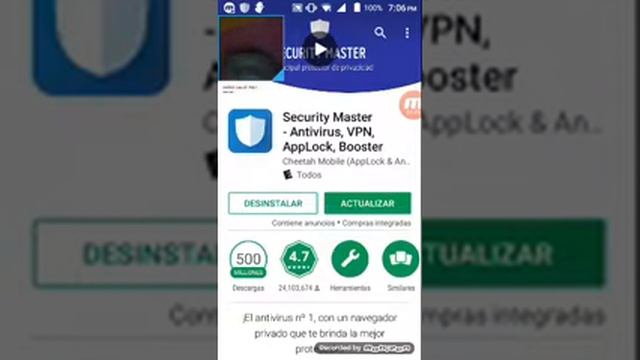 Quitándole él virus a mi cel security master смотреть онлайн
