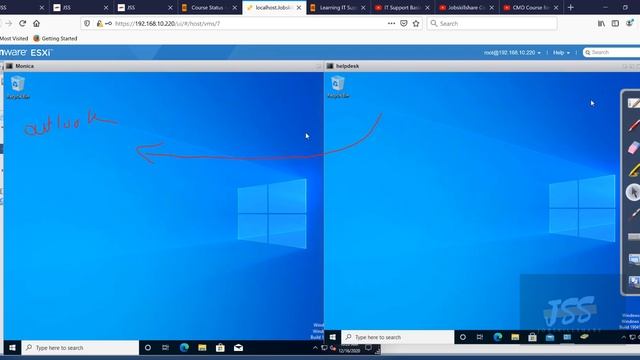 IT Support Basics Lab: RDP, Help Desk setting up client | Tips смотреть онлайн