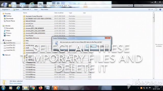 Quick Cleanup Of Windows Temp Files I How To Make Your PC/Laptop Run Faster