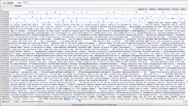 Disassemble IDA Disassembler Demo Using Itself смотреть онлайн