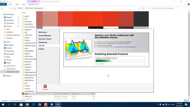 SolidWorks Installation смотреть онлайн