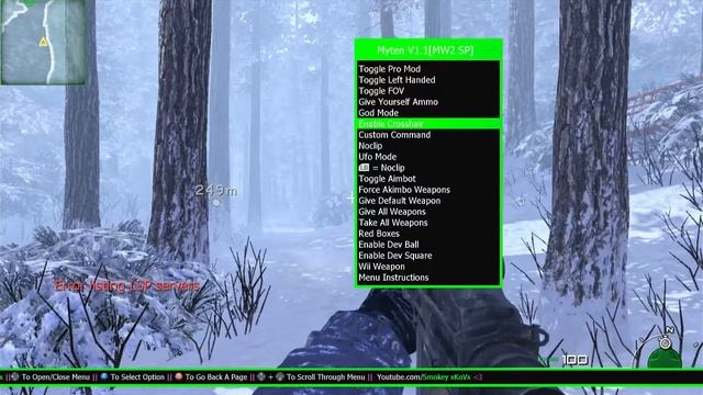 Myten 1.1 Modern Warfare 2 Spec Ops / Campaign Mod Menu / Xbox 360 RGH/Jtag смотреть онлайн
