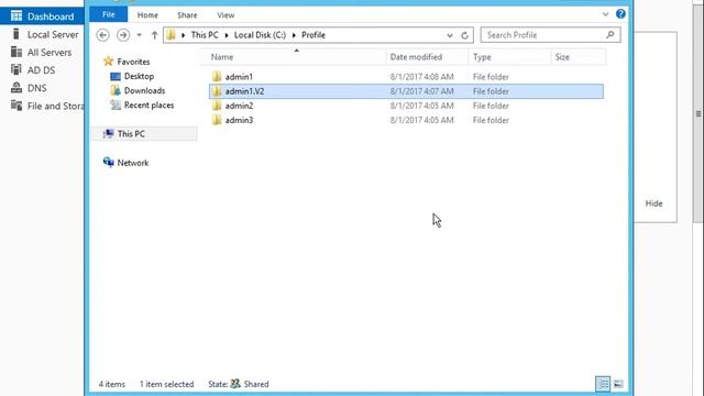 Roaming profile on Windows server 2012 R2 in HINDI смотреть онлайн
