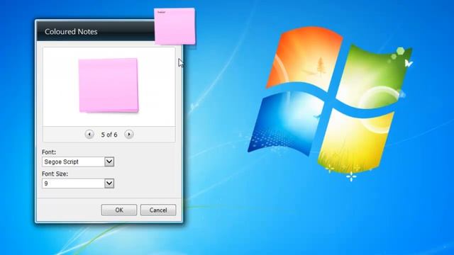 Color Notes Gadget for Windows 7 смотреть онлайн