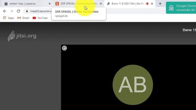 Bildschirm und Anwendungen freigeben in Jitsi смотреть онлайн
