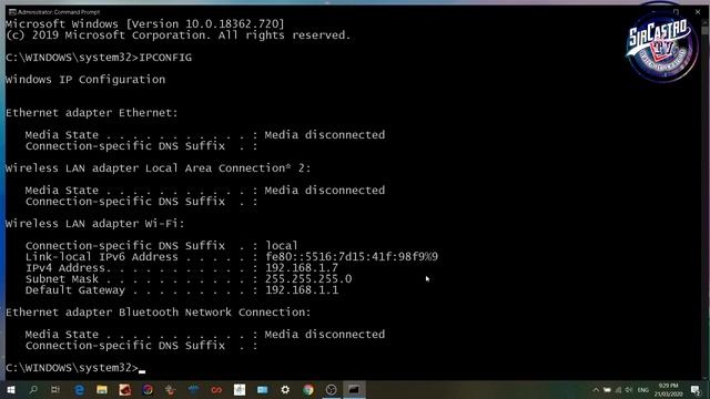 How to find your IP Address using CMD by SirCastro смотреть онлайн