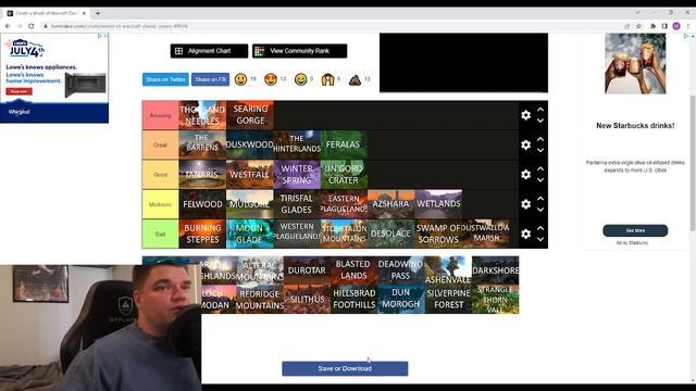 THE BEST RANKING OF THE WOW CLASSIC ZONES смотреть онлайн