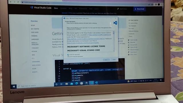 visual Studio code install process in window смотреть онлайн