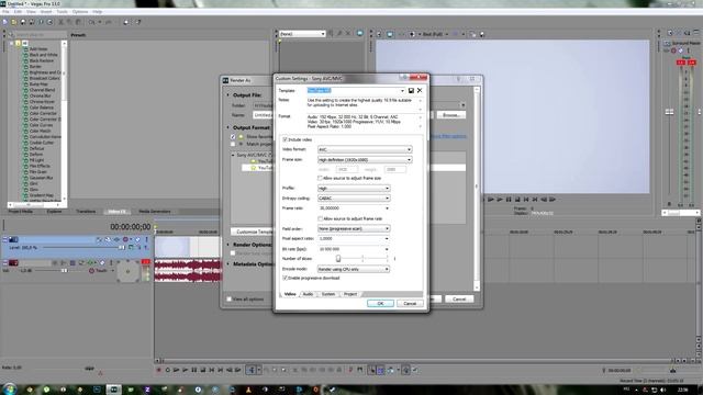 Sony Vegas Pro 13 - Basic video rendering # Tutorial (HUN) смотреть онлайн