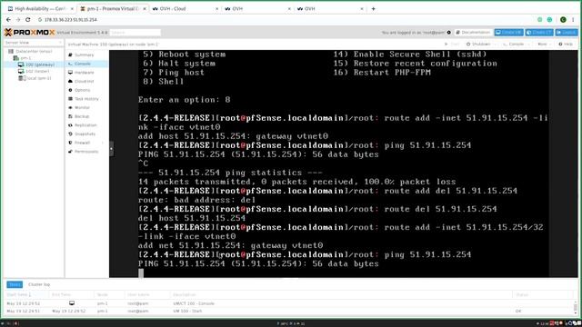 Pfsense 101 - v2.4 - part 1 - setup 2 pfsense virtualized in proxmox hosted at ovh with failover ip смотреть онлайн