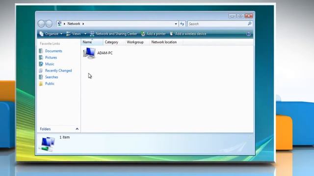 Windows® Vista: How to access a shared folder смотреть онлайн