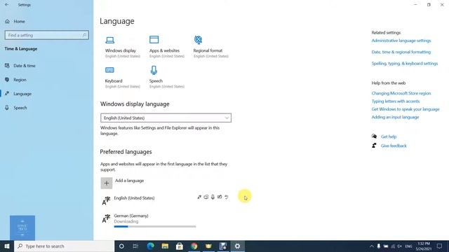 How to change Windows display Language on Windows 10 | Step-by-Step Guide смотреть онлайн